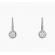 Cartier large round diamond earrings, exquisite   From cutting the main stone to plating to the finished product Very time-consuming. Imported high-carbon diamonds to do the main stone small diamond ring embracing inlays