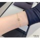 V gold plated 1.0 micro gold Cartier solitaire bracelet, classic production small jewelry can bring out the atmosphere of fresh temperament with the original small tag not the market ordinary version