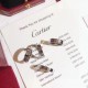 [Seiko version] Cartier LOVE Classic Screw Couple's Ring Yellow gold color, white gold color, rose gold color, with diamondswithout diamonds, wide versionnarrow version Plated with 18K thick gold   inside engraved perfec