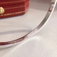 Cartier Cartier narrow version of the love series bracelet, the official website selected models   exclusive high-end quality real picture   generation level   exquisite and delicate workmanship   heavy version   super f