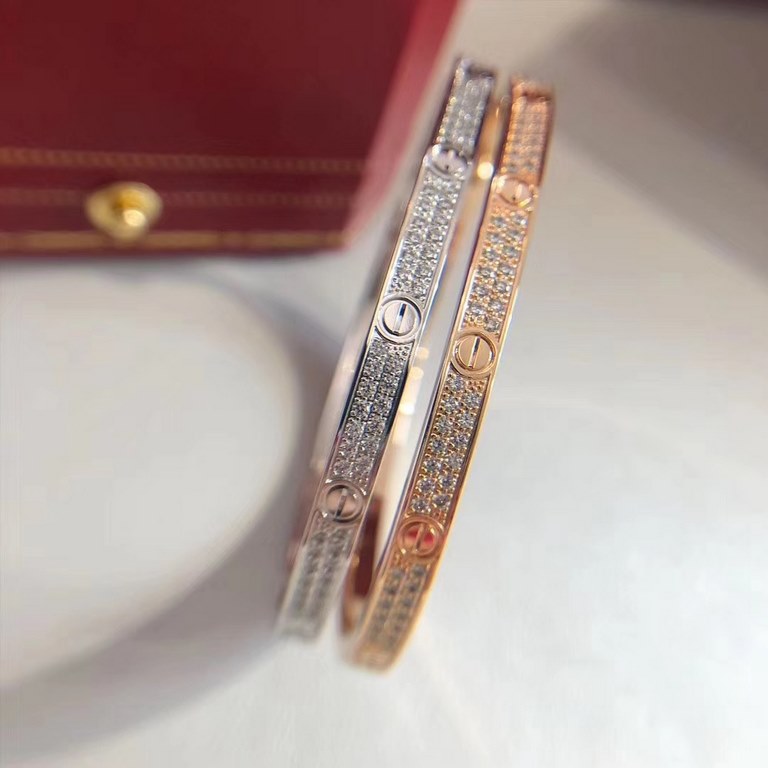 Cartier Cartier narrow version of the love series bracelet, the official website selected models   exclusive high-end quality real picture   generation level   exquisite and delicate workmanship   heavy version   super f