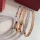 Cartier Cartier narrow version of the love series bracelet, the official website selected models   exclusive high-end quality real picture   generation level   exquisite and delicate workmanship   heavy version   super f