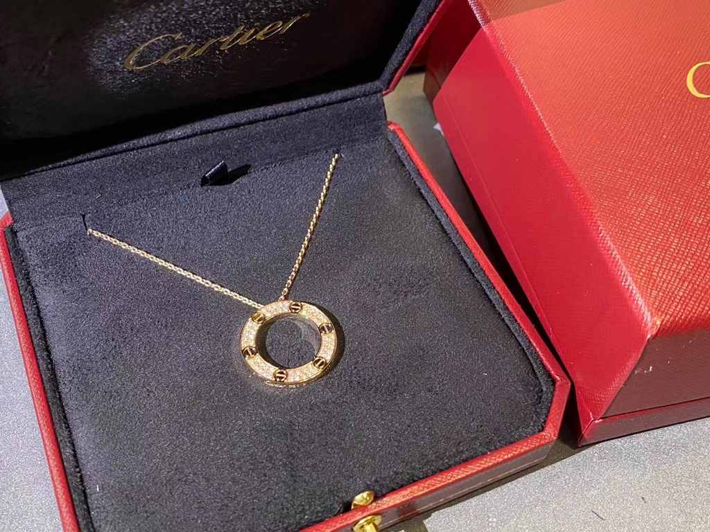 Cartier Big Biscuit NecklaceCNC craftsmanship Length 42cm