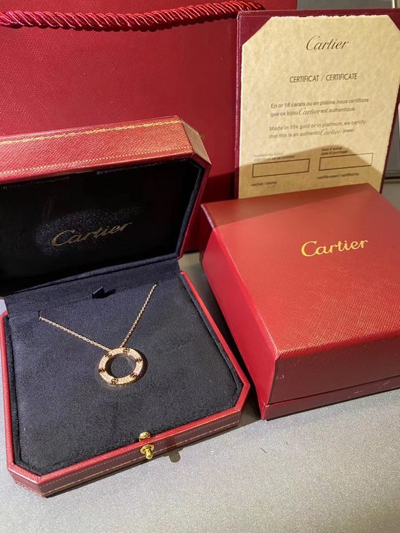 Cartier Big Biscuit NecklaceCNC craftsmanship Length 42cm