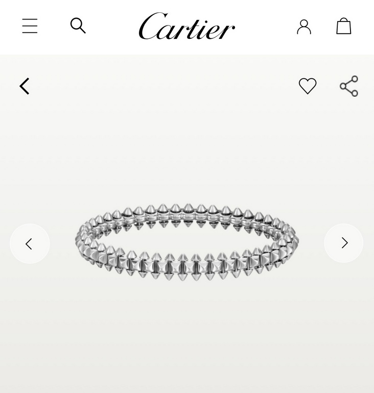 Cartier New version of the willow nail bracelet, the most popular one very personalized one. Eternal classic in recent years is very hot High-end V gold plating thick gold micro-setting material The same craftsmanship, n