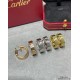 V gold Cartier Cartier CNC wide version of the single diamond LOVE ear shoot, the classic 【Grade】   Classic Cartier love series The most classic models need not be introduced Germany imported high-end Three colors can be