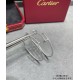 V gold Cartier CNC large full of diamonds stud earrings, according to the 18K real gold goods to create micro-setting technology typing. Foreign orders to see the details of the workmanship is very well received Exclusiv