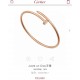 Counter newest Fire pop Stretch thin version Cartier Cartier Juste un Clou studded series head and tail with diamonds bracelet The texture is really good! Quality bar drop 925 sterling silver material plating 18 platinum