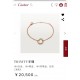 Necklace  bracelet  earrings Cartier 21 years new three ring series three colors three ring half diamond set   noble and elegant  net red small male fashion people must have     imported S925 sterling silver material pla