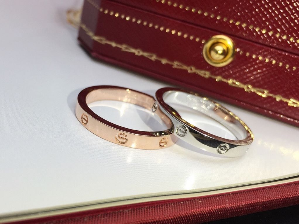 New Screw Ring]  Cartier Cartier    Narrow LOVE Screw Ring ~ Narrower design more delicate and elegant   Such a beautiful thing you must have   #678 yards#