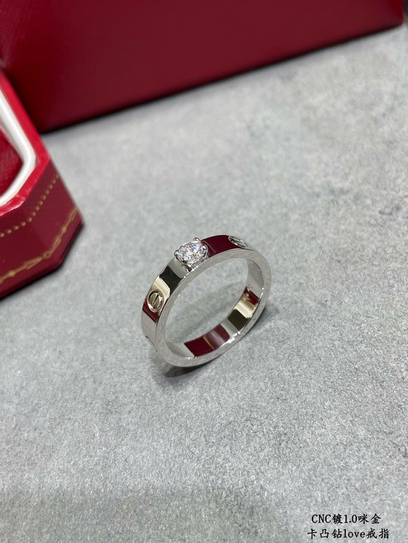 V gold material Size 678 . Cartier CNC Convex Diamond Love Nail Ring   Convex diamonds are more sparkling, the most popular one ring     Eternal classic In recent years it is very hot High-end, high carbon diamonds micro