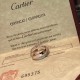 Cartier love new models two in one   screw double ring cross ring   classic generous models, gift self wear elegant beauty to the ultimate    using 925 sterling silver plating 18K gold inlaid with imported simulation dia