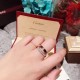 Cartier love new models two in one   screw double ring cross ring   classic generous models, gift self wear elegant beauty to the ultimate    using 925 sterling silver plating 18K gold inlaid with imported simulation dia