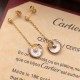 Seiko version] Cartier amulet earrings carnelian earrings, real gold customized the most one! With a variety of different guardian stones to convey strong emotions, it is like an amulet, or a lock of promises, spitting o