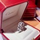 Explosive   Cartier official [shhh][shhh] 11 flower leopard ring   Leopard head ring yo, personalized openings design   full handmade magnifying glass   Micro-set super sparkling AAAA diamonds, Australia imported emerald