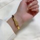 Cartier Cartier official website latest release    fire pin buckle head bracelet  Imported Seiko color preservation 18k  High-end customization      Top craft Counter logo engraved clear 360 degrees without dead angle!  