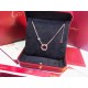 Romantic hand in hand for a lifetime of love for a lifetime  Cartier Cartier Classic LOVE Series Double Layer Necklace  Fashion Netroots star with the same models    Perfect seconds Amazing the whole scene  S925 Sterling