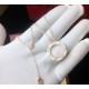 Cartier Cartier Classic LOVE full star circle necklace [Lightning] Original one to one customized, comparable to the real thing [embrace] High-end sub-gold plating 18k gold process Set with imported simulation of high-ca