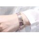 Catier Cartier Narrow Full Star Bracelet Three colors rose goldgoldsilver Titanium steel Leve collection   million years of classic bracelet  Sincere representation   Love deep and strong symbol of beauty and contentment