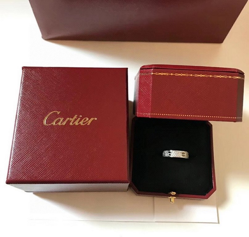 [Seiko version] Cartier Classic Series Black Nail Fancy Star Ring The industry's most cutting-edge and most complete Au 750 18K gold craftsmanship German imported materials engraving details perfect genuine typewritten p