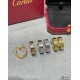 V gold Cartier Cartier CNC wide version of glossy LOVE ear shoot, the classic 【Grade】   Classic Cartier LOVE series The most classic models need not be introduced Germany imports of high-end Three colors can be selected