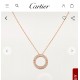 B898   V gold version Cartier (Cartier) Classic full of stars  necklace - Cartier LOVE series that is born for the vow of love, the classic screw logo seal the world's most beautiful sentiment.     Atmospheric fashion ti