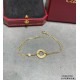 CNC plated 1.0 imitation gold Cartier Classic LOVE double-sided round cake bracelet   real shot   high-end custom    look at the chain plate to see the engraving, and then look at the workmanship Original replica into th