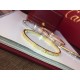 Cartier Cartier official website latest release    hot narrow version of the LOVE full of stars bracelet   imports of gold plating 18k rose gold  white gold inlaid with simulation of high-carbon diamonds   high-end custo