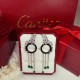 sold crazy star hot push models     Cartier Cartier Series Jewelry sexy three-dimensional SOLEIL fashion full of diamonds spotted leopard circle tassel emerald earrings earrings shipment    star with the same paragraph, 