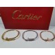 Cartier nail bracelet  half diamond nail bracelet   sub gold material plating 18k gold   inlaid with 32 imported high-carbon diamonds on the hand really look good   twist open bracelet Spiritual Slim A variety of fairies