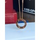 Wholesale priceLOVE series [color R] big cake necklace  very good with clothes, super atmospheric style [Zan R] never tire of looking, the more you look the more love   two sides can wear ah! Cartier big cake a total of 