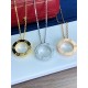 Wholesale priceLOVE series [color R] big cake necklace  very good with clothes, super atmospheric style [Zan R] never tire of looking, the more you look the more love   two sides can wear ah! Cartier big cake a total of 