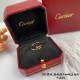 [Seiko version] Cartier nail ring   mini models (code 678) Fine version of the nail ring   white gold rose gold yellow gold. Cartier nail ring CNC ring   to meet your dream of nails counter Cartier China line exclusive d