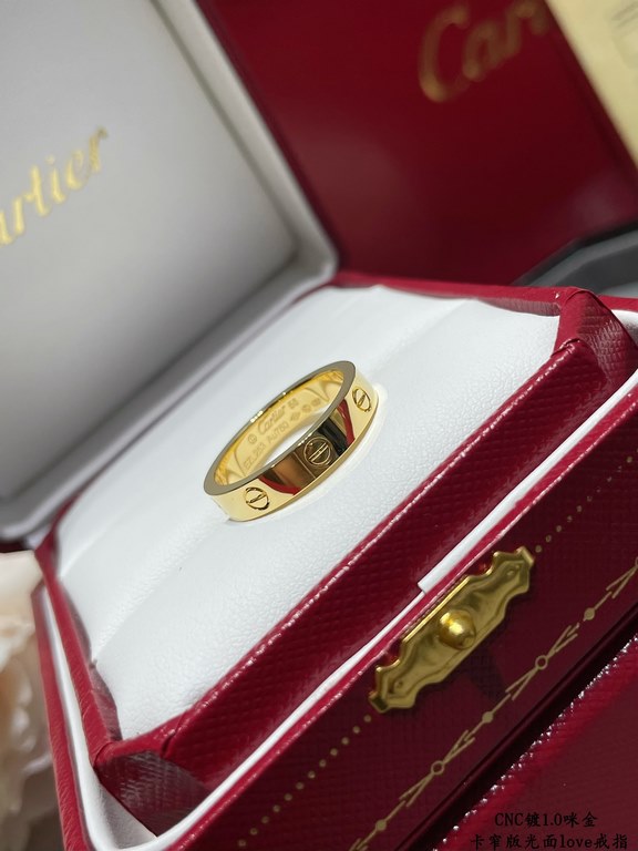 V gold material size 5678. Cartier CNC narrow glossy love nail ring   counter Cartier China line exclusive debut of the main push explosive models so exquisite that the sister's welfare ah ~