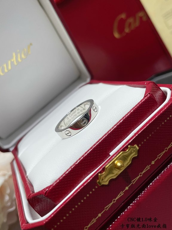 V gold material size 5678. Cartier CNC narrow glossy love nail ring   counter Cartier China line exclusive debut of the main push explosive models so exquisite that the sister's welfare ah ~