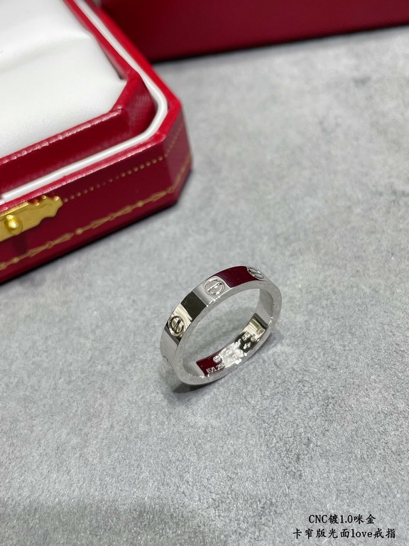 V gold material size 5678. Cartier CNC narrow glossy love nail ring   counter Cartier China line exclusive debut of the main push explosive models so exquisite that the sister's welfare ah ~