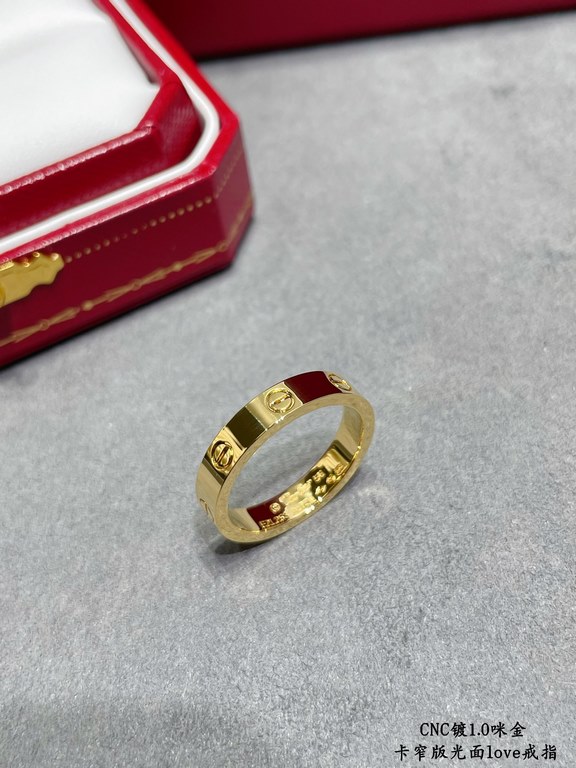 V gold material size 5678. Cartier CNC narrow glossy love nail ring   counter Cartier China line exclusive debut of the main push explosive models so exquisite that the sister's welfare ah ~