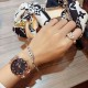 sold crazy star hot push models    Cartier Cartier jewelry collection sexy three-dimensional SOLEIL fashion full of diamonds spotted leopard round bracelet shipment   stars with the same paragraph, beautiful and beautifu