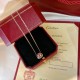 Limited Edition Cartier Cartier Tricolor Pink Diamonds  Necklace Earrings Trinity de cartier collection High-end customization High-class color separation plating exquisite craft top s925 sterling silver material does no