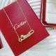 Cartier Cartier 11 Leopard full of diamonds Edition Necklace Shipping Classic aristocratic style, luxury full of diamonds caressing leopard design Exclusive real shot   Heavy industry to create a perfect replica of the i