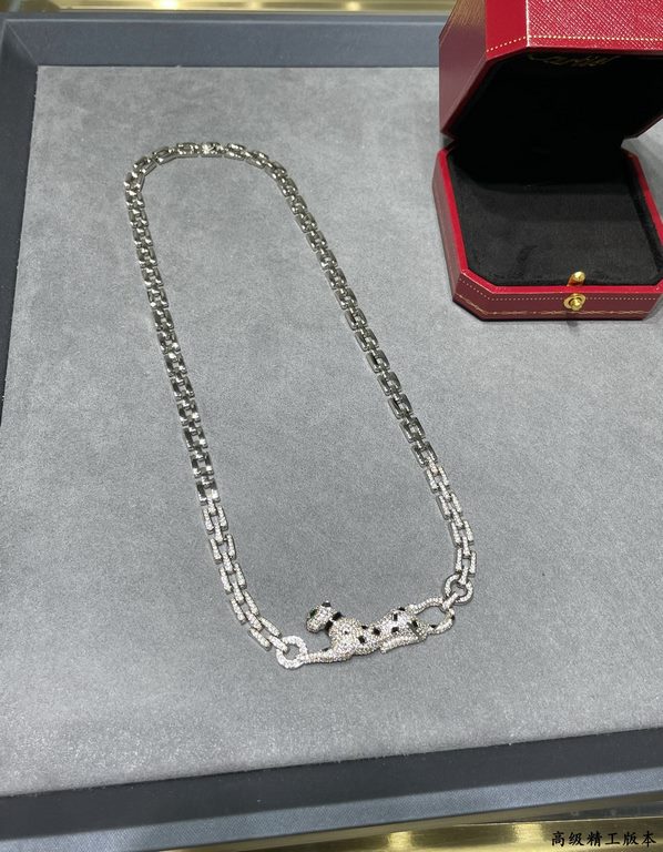 Cartier cheetah necklace, super dominant leopard, each product Teacher Fu carved and carved to present the most perfect product! Absolute poison level!