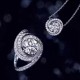 Cartier new luxury round diamonds   counter pop   twisted necklace   high-end simulation double rows of round diamonds necklace    the original single micro-setting process 925 sterling silver  anti-allergy does not fade