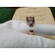 Cartier official [shhh][shhh] 11 flower leopard ring    leopard ring, open design, adjustable    full handmade magnifying glass   micro-set super sparkling AAAA diamonds, Australia imported emerald embellishment, three c