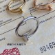 CNC open version, V gold plated 1.0 imitation gold (yardage 5678) Cartier fine version of glossy nail ring   white gold rose gold yellow gold.   to meet your dream of nails counter Cartier China line exclusive debut of t