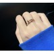 CNC open version, V gold plated 1.0 imitation gold (yardage 5678) Cartier fine version of glossy nail ring   white gold rose gold yellow gold.   to meet your dream of nails counter Cartier China line exclusive debut of t