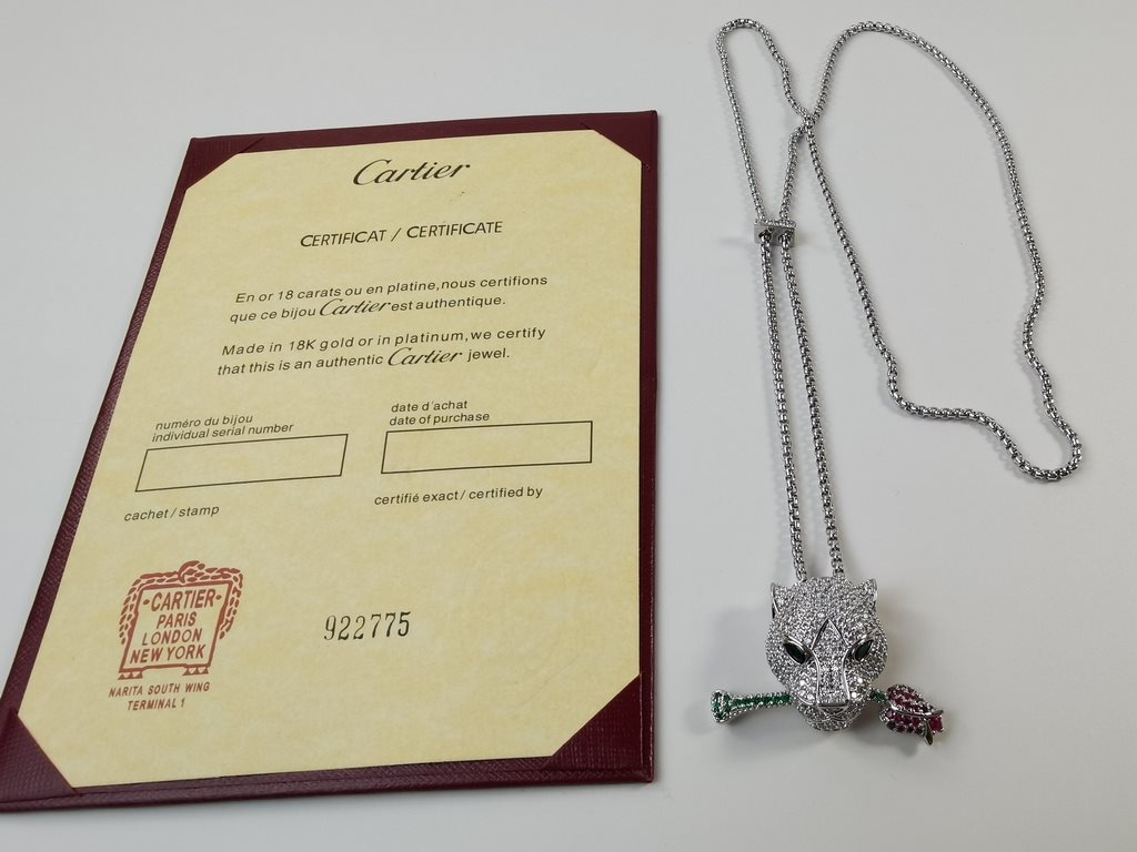 Cartier Cartier 11 leopard full of diamonds edition necklace shipment Classic aristocratic style, luxury full of diamonds caressing leopard design Exclusive real photos   Heavy industry to create a perfect replica of the