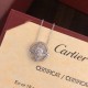 Cartier Necklace Cartier latest Round Diamond Necklace   Electroplated 18k gold process Counter version One to one quality   Inlaid with imported simulated diamonds Split-color plating At will with [color] One is equal t