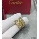 V gold Cartier Cartier CNC wide version of the full star ear pat, the classic 【Grade】   Cartier full star series The most classic models do not need to be introduced Germany imported high-end Three colors can be selected