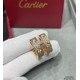 V gold Cartier Cartier CNC wide version of the full star ear pat, the classic 【Grade】   Cartier full star series The most classic models do not need to be introduced Germany imported high-end Three colors can be selected