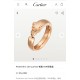 Cartier Cartier Classic Timeless Leopard Polished Leopard Narrow Leopard Split Ring Imported from Germany V-gold material electroplated with imitation gold Ultra-fine craftsmanship Highest version on the market Rose gold